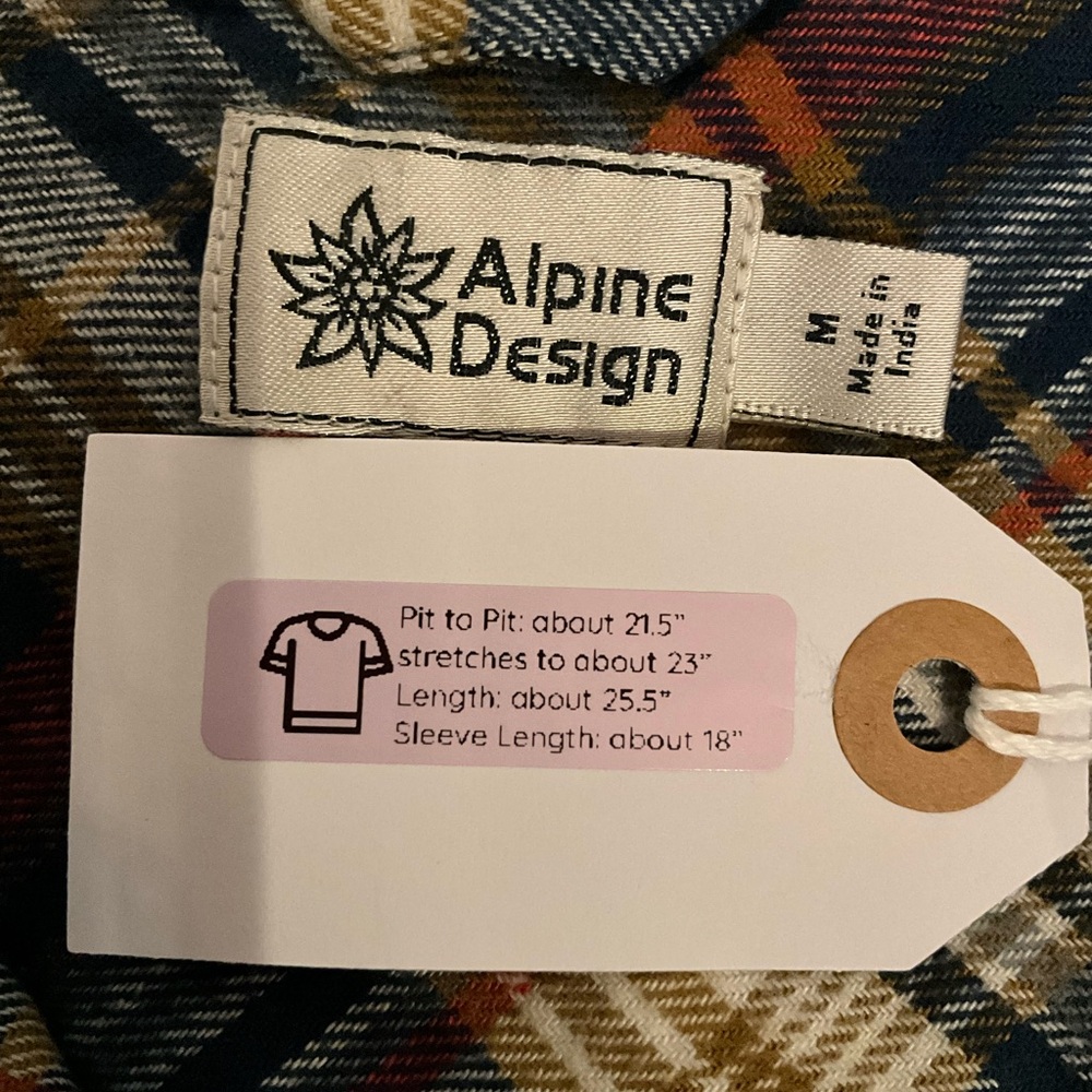 Alpine Design Midweight Flannel Plaid Shirt - Picture 11 of 11